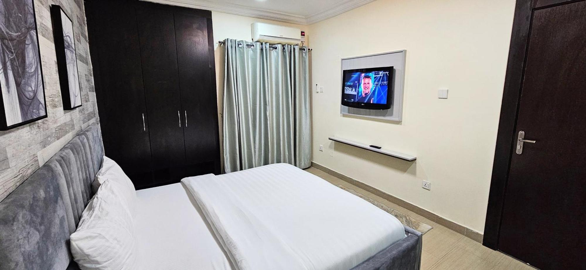 Ferienwohnung The Leneade Abuja Exterior foto