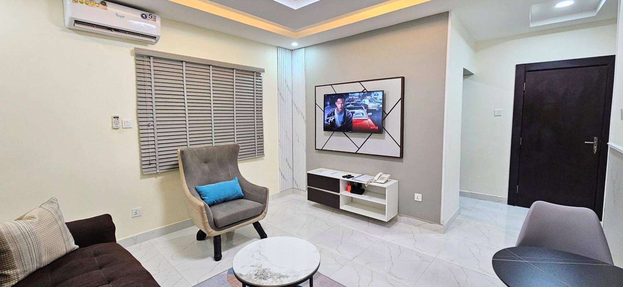 Ferienwohnung The Leneade Abuja Exterior foto