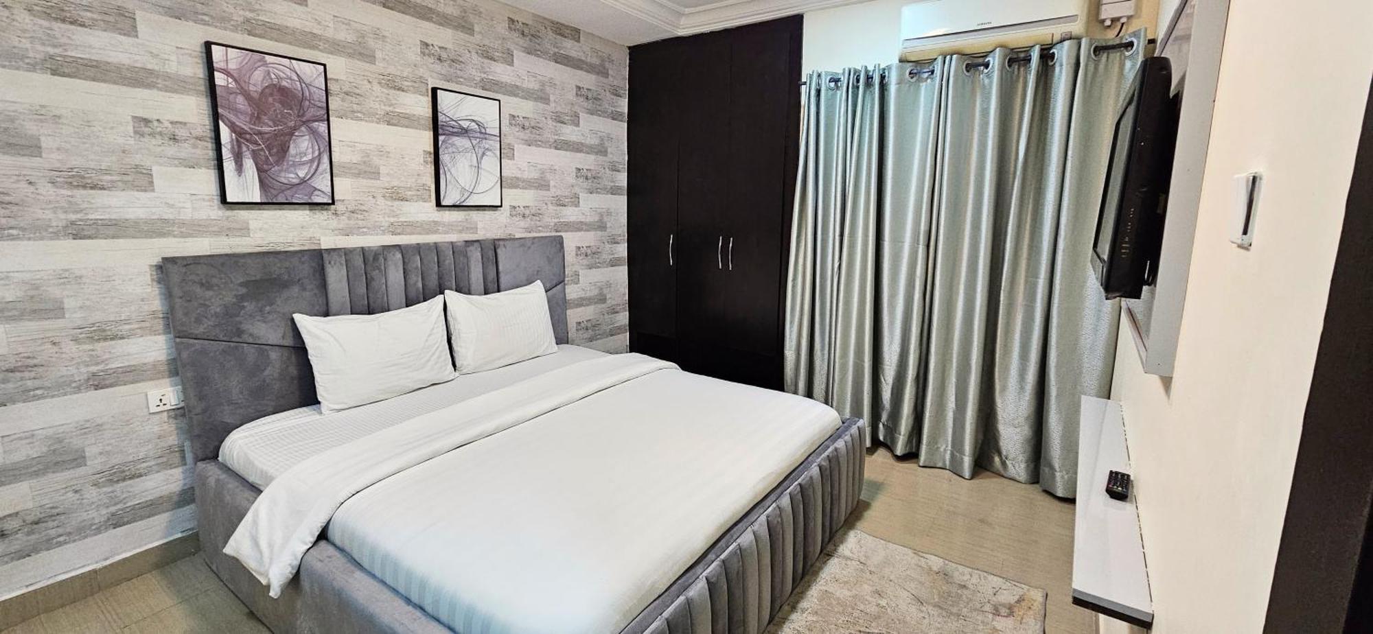 Ferienwohnung The Leneade Abuja Exterior foto