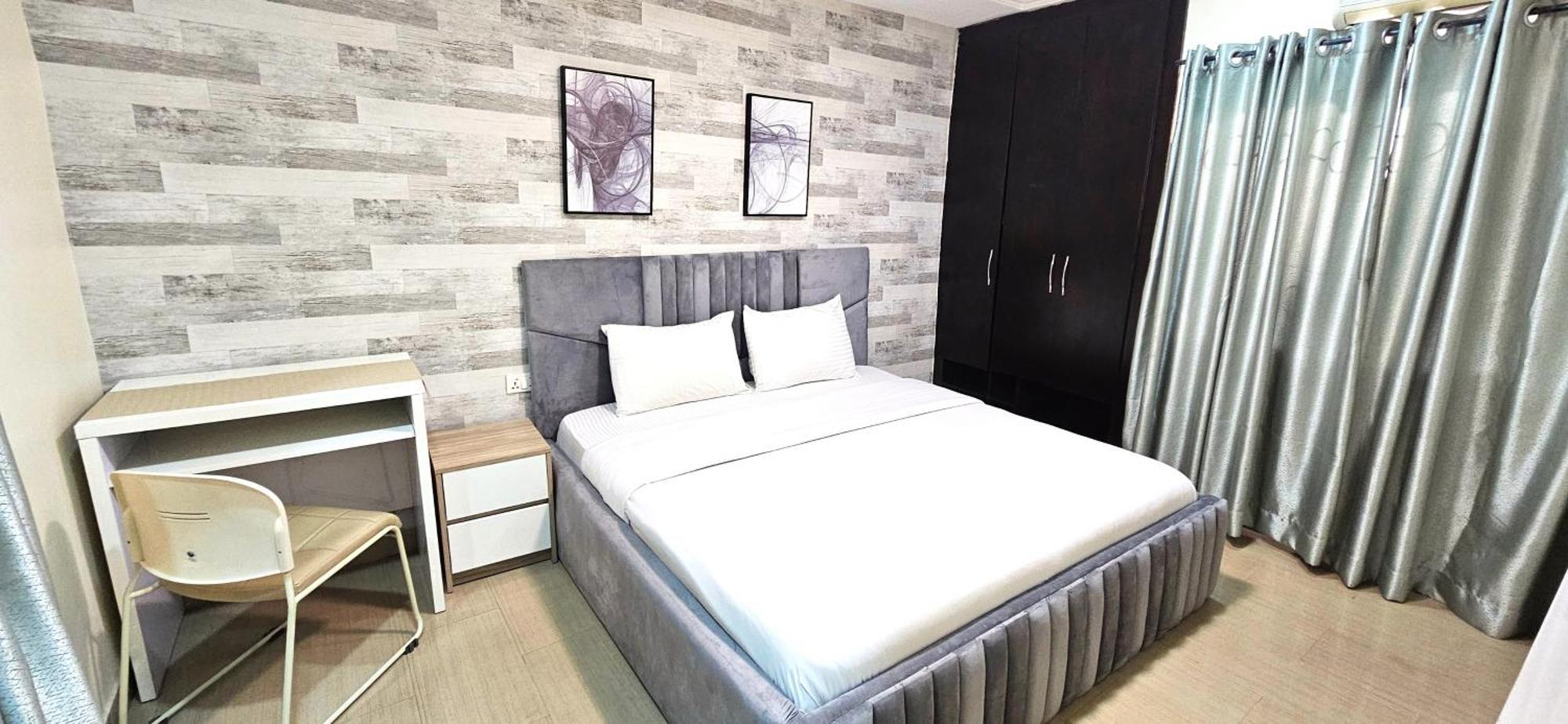 Ferienwohnung The Leneade Abuja Exterior foto